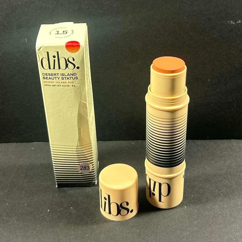 DIBS Beauty Desert Island Duo 1.5 Beauty Status Blush Bronzer Stick 0.3oz 9g